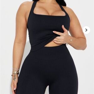 Black Women's Halter Top